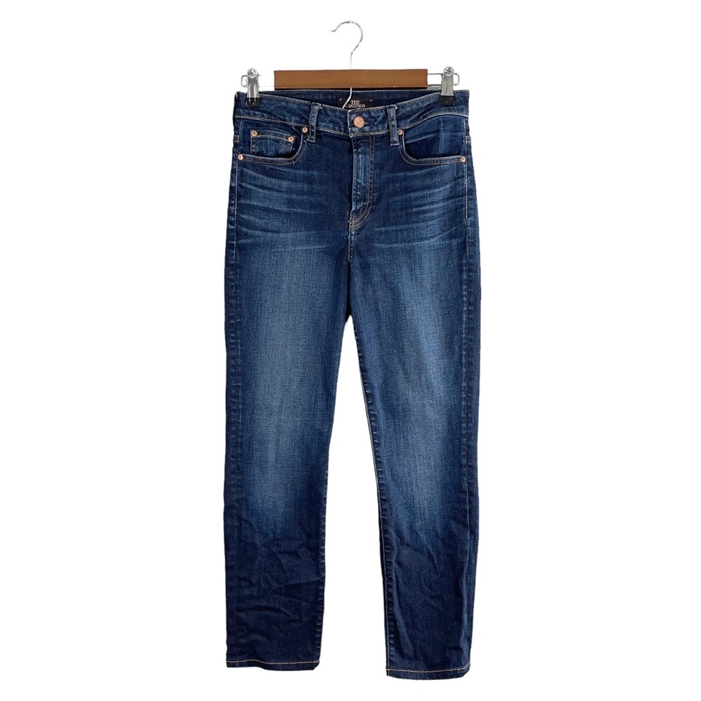 Aritzia The Castings High Rise Straight Crop Jeans in Crown Wash, Size 27